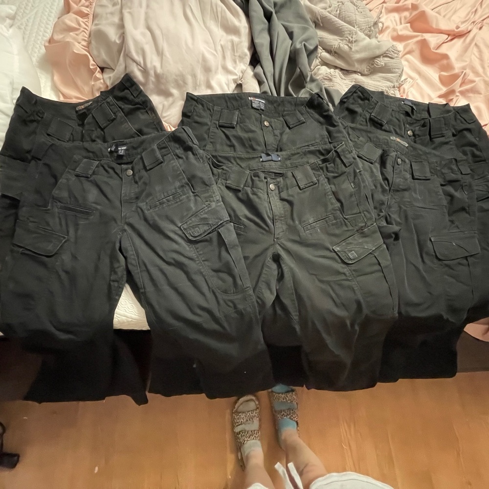 7 pairs of Size 8, 5.11 Stryke tactical series